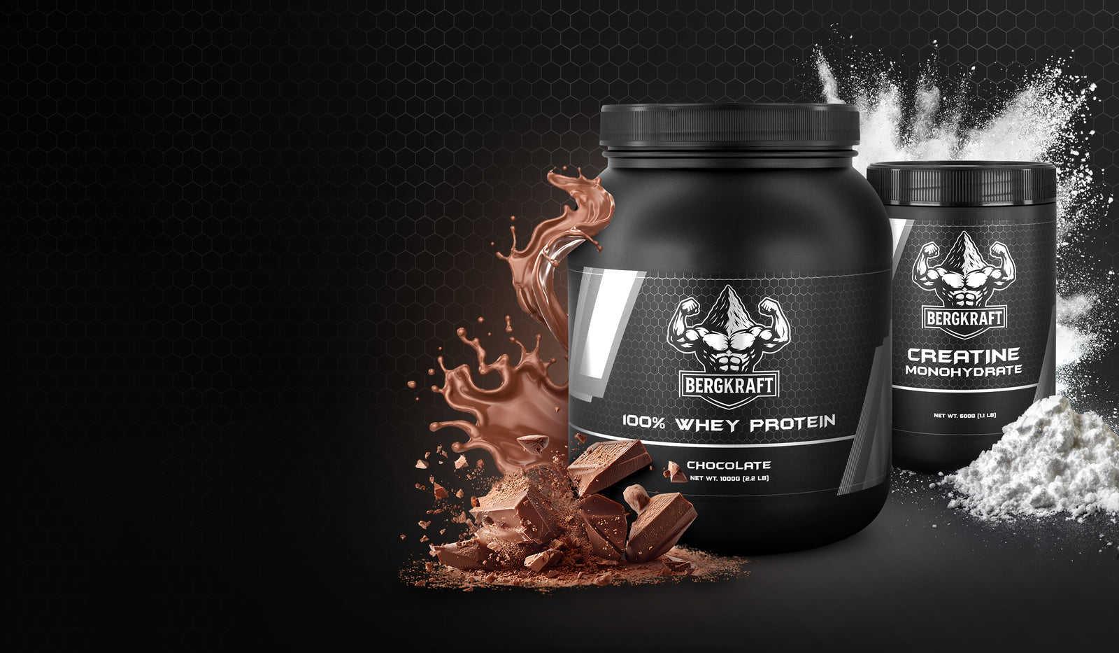 Bergkraft Whey Protein und Creatine